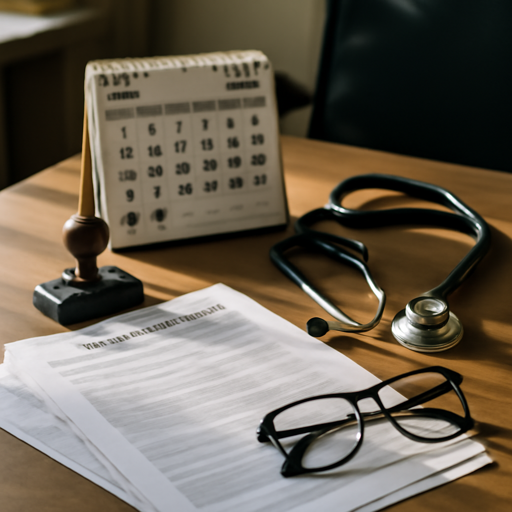 Afastamento médico no aviso prévio: como agir sem perder prazos e direitos